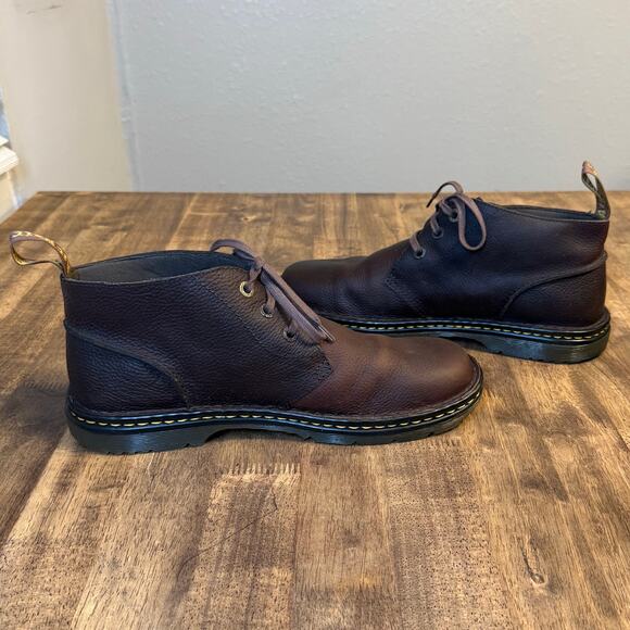 Doc Martens Men’s Sussex Chukka Ankle Boot Show Pebble Leather Brown US 12 EU 46 - Picture 6 of 10